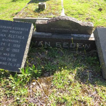 EEDEN Johan Wilhelm, van 1901-1976 &amp; Joanna Alethea MACMAHON 1898-1968 _1
