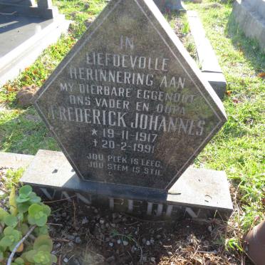 EEDEN Frederick Johannes, van 1917-1991