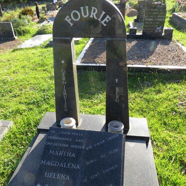 FOURIE Martha Magdalena Helena 1897-1988