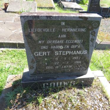 GOUWS Gert Stephanus 1937-1981