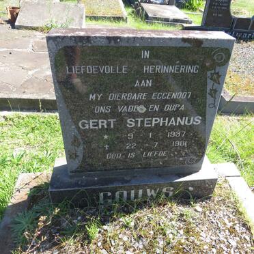 GOUWS Gert Stephanus 1937-1981