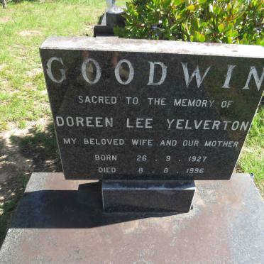 GOODWIN Doreen Lee Yelverton 1927-1996