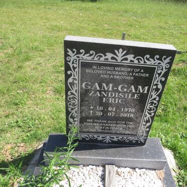 GAM Zandisile Eric, GAM- 1970-2018