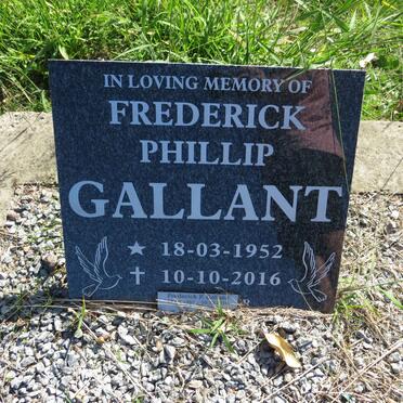 GALLANT Frederick Phillip 1952-2016