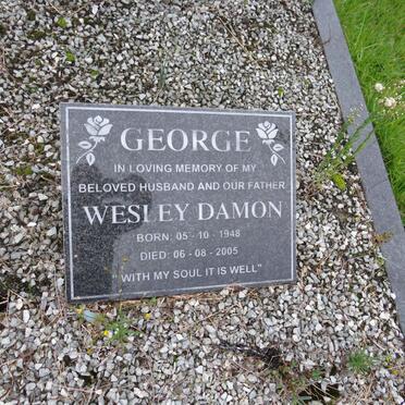 GEORGE Wesley Damon 1948-2005