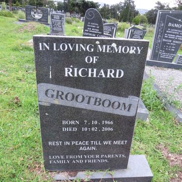 GROOTBOOM Richard 1966-2006