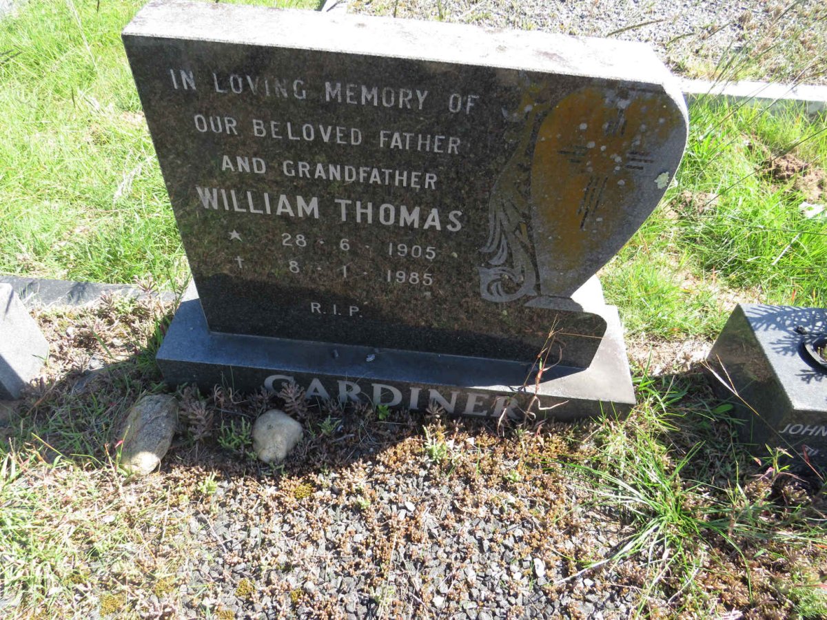 GARDINER William Thomas 1905-1985