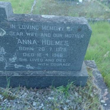 HOLMES Anna 1928-1966