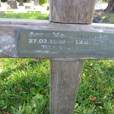 HARDNICK Anna Maria 1946-2017