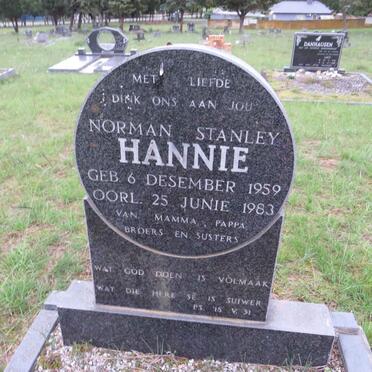 HANNIE Norman Stanley 1959-1983