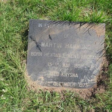 HAMMOND Martin 1891-1975