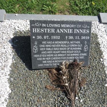 INNES Hester Anne 1932-2019