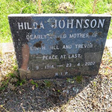 JOHNSON Hilda 1914-2002