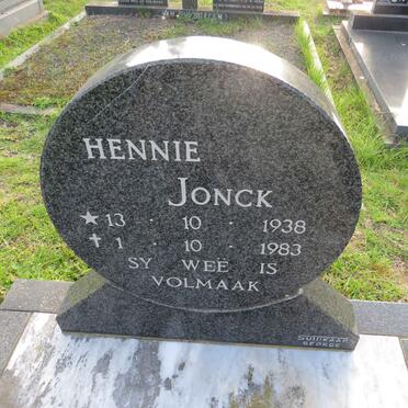 JONCK Hennie 1938-1983
