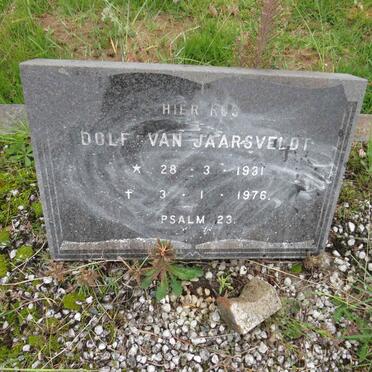 JAARSVELDT Dolf, van 1931-1976