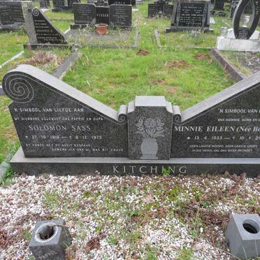 KITCHING Solomon Sass 1916-1975 & Minnie Eileen BENECKE 1933-2017