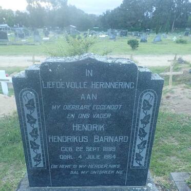 KOEN Hendrik Hendrikus Barnard 1889-1964