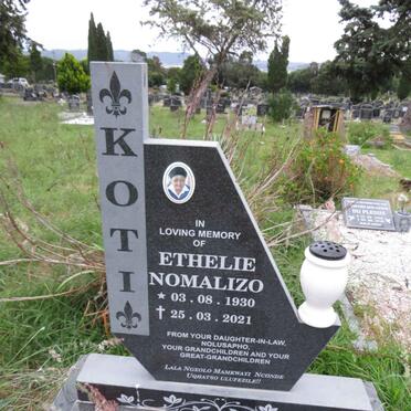 KOTI Ethelie Nomalizo 1930-2021