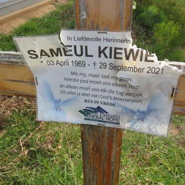KIEWIET Sameul 1969-2021