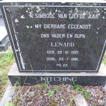 KITCHING Lenard 1921-1981