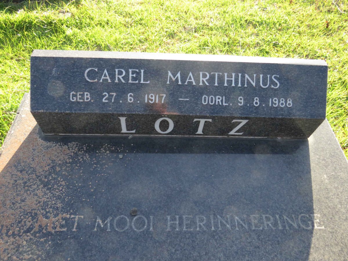 LÖTZ Carel Marthinus 1917-1988