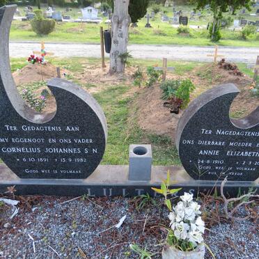 LUITERS Cornelius Johannes S.M. 1891-1982 & Annie Elizabeth 1910-2000
