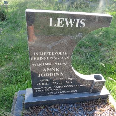 LEWIS Anne Jordina 1965-2012