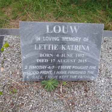 LOUW Lettie Katrina 1952-2015