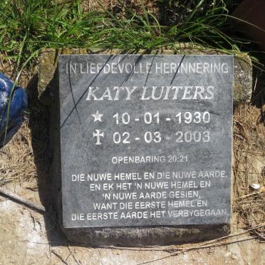 LUITERS Katy 1930-2003