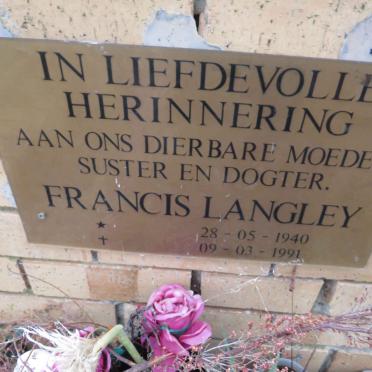 LANGLEY Francis 1940-1991