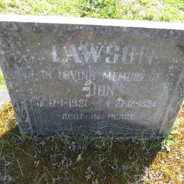 LAWSON Don 1921-1994