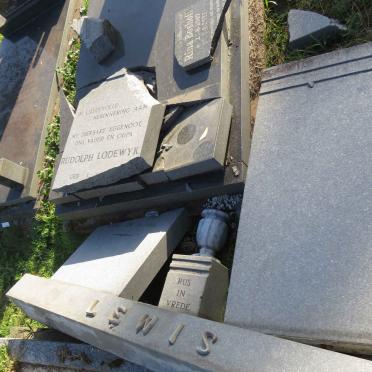 LEWIS Rudolph Lodewyk  1939-1996 :: BOSHOFF Rina 1947-2012