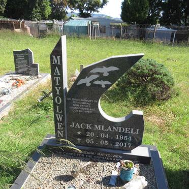 MATYOLWENI Jack Mlandeli 1954-2017