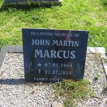 MARCUS John Martin 1964-2014