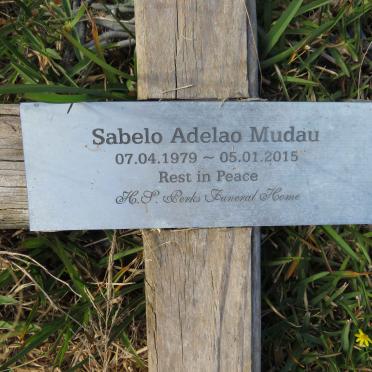 MUDAU Sabelo Adelao 1979-2015