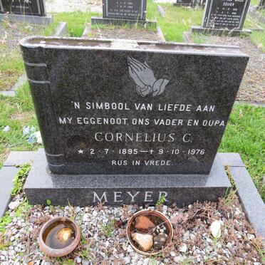 MEYER Cornelius C. 1895-1976