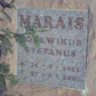 MARAIS Lodewikus Stefanus 1953-2006