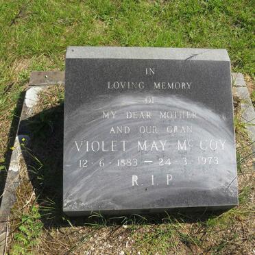 MCCOY Violet May 1883-1973