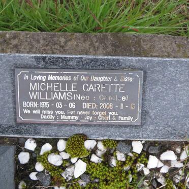 MARTINUS Sophia Hermina 190?-1989 :: WILLIAMS Reeve Garcia 2001-2006 :: WILLIAMS Michelle Carette nee CARELSE 1975-2008_3