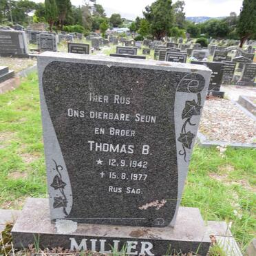 MILLER Thomas B. 1942-1977