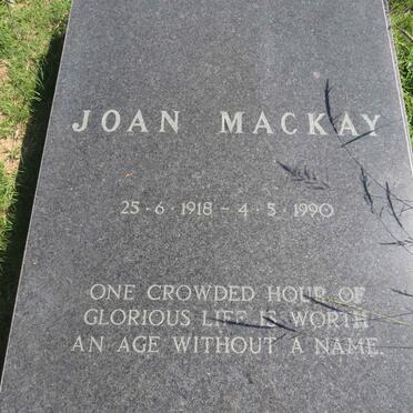 MACKAY Joan 1918-1990