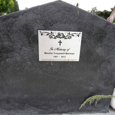 MARMAN Mxolisi Crayzwell 1981-2013