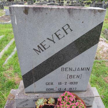 MEYER Benjamin 1939-1977