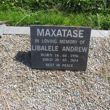 MAXATASE Libalele Andrew 1956-2014