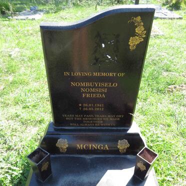 MCINGA Nombuyiselo Nomsisi Frieda 1941-2012