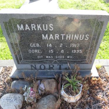 NORTJE Markus Marthinus 1917-1995