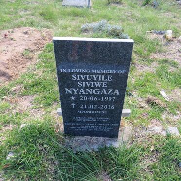 NYANGAZA Sivuyile Siviwe 1997-2016