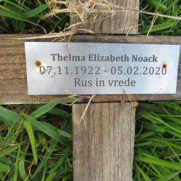 NOACK Thelma Elizabeth 1922-2020