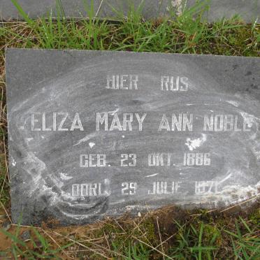 NOBLE Eliza Mary Ann 1886-1971