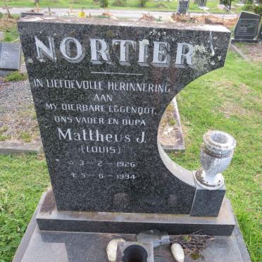NORTIER Mattheus J. 1926-1997